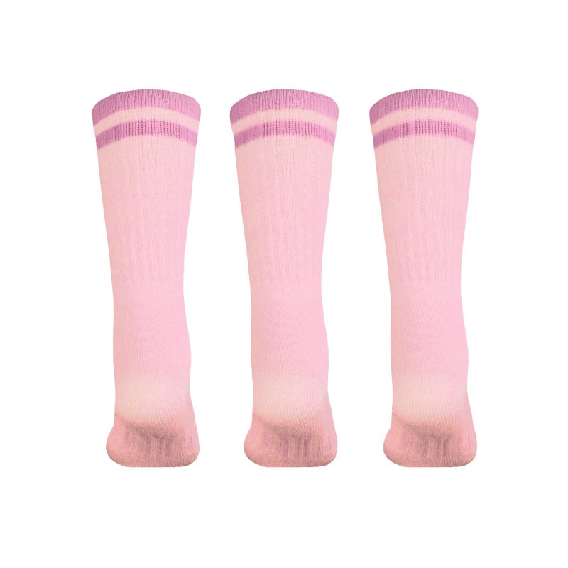 MERIWOOL Merino Wool Hiking Socks for Men and Women â€“ 3 Pairs Midweight Cushioned â€“ Warm n Breathable (Large, Lilac) - Image 2